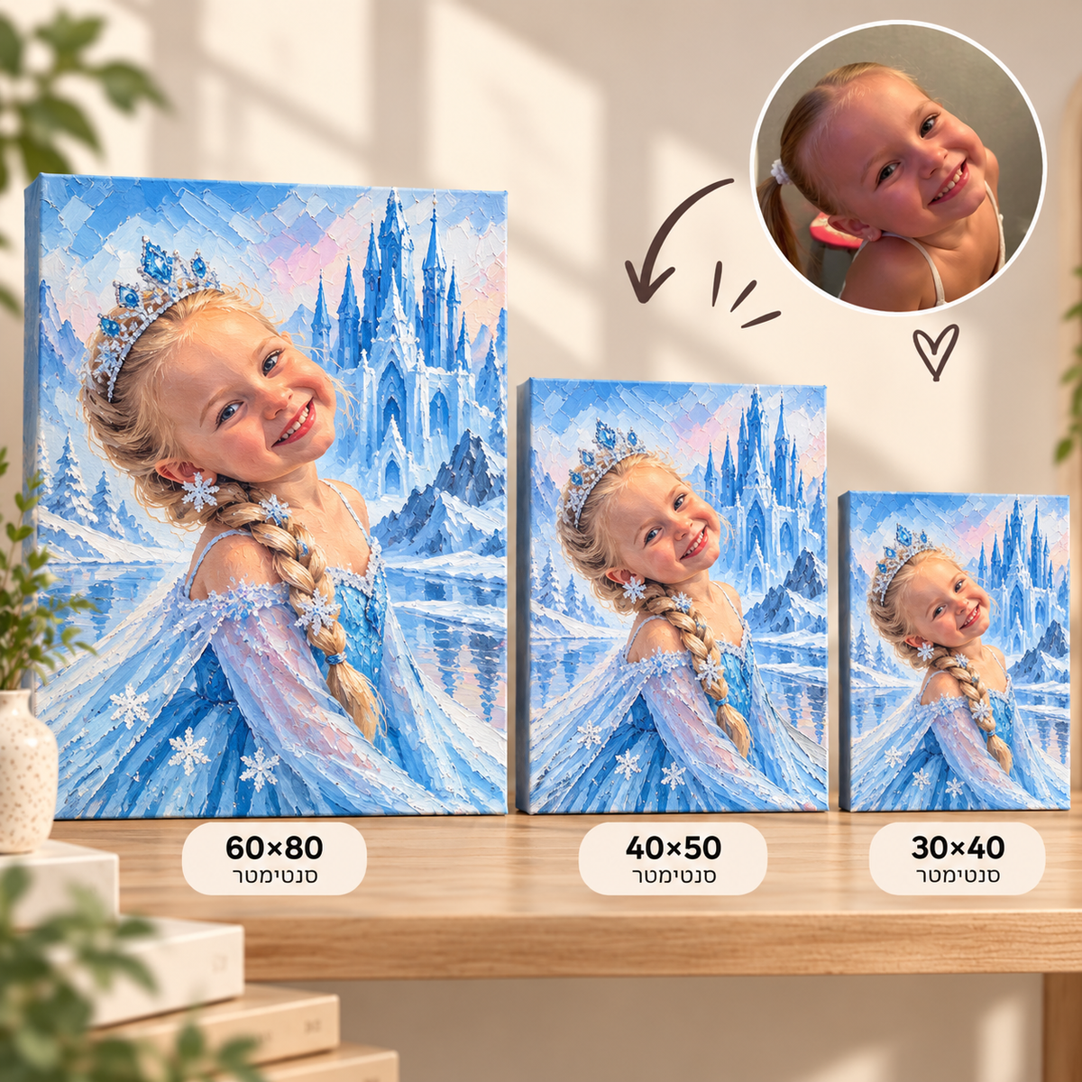 מלכת הקרח ❄️ | צביעה לפי מספרים