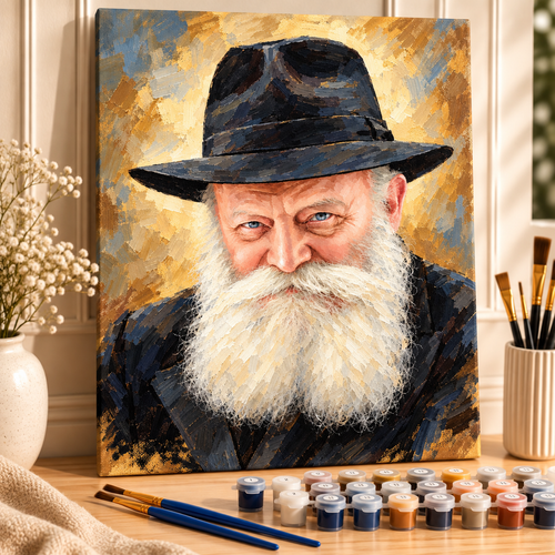הרבי מליובאוויטש ✨ | צביעה לפי מספרים