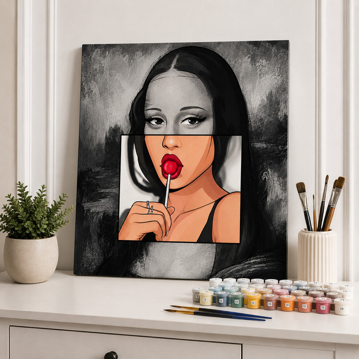 צביעה לפי מספרים – מתוקה מהאומנות 🍭🎨
