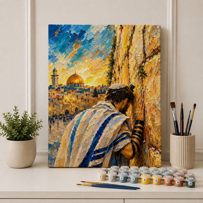 צביעה לפי מספרים – רגע של אמונה