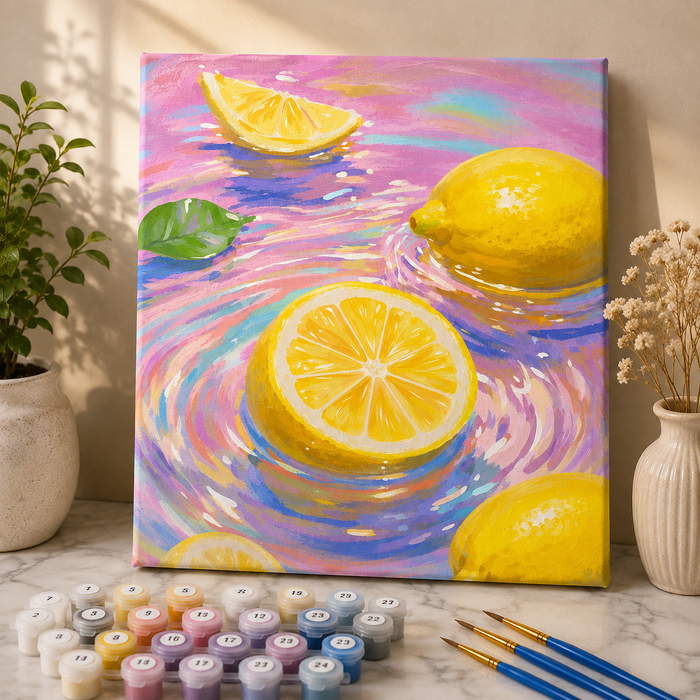 לימונדה ורודה – קיץ על הקנבס 🍋