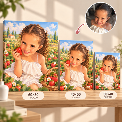 חלום התותים 🍓 | ציור לפי מספרים בתאמה אישית