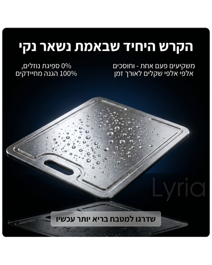™ Platinix | קרש חיתוך נירוסטה היגייני