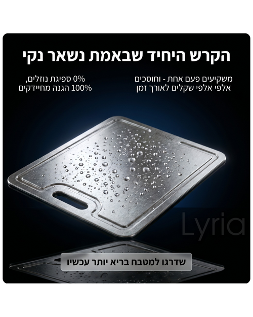 ™ Platinix | קרש חיתוך נירוסטה היגייני