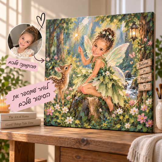 הפיה הקסומה 🧚‍♀️✨ | צביעה לפי מספרים בהתאמה אישית