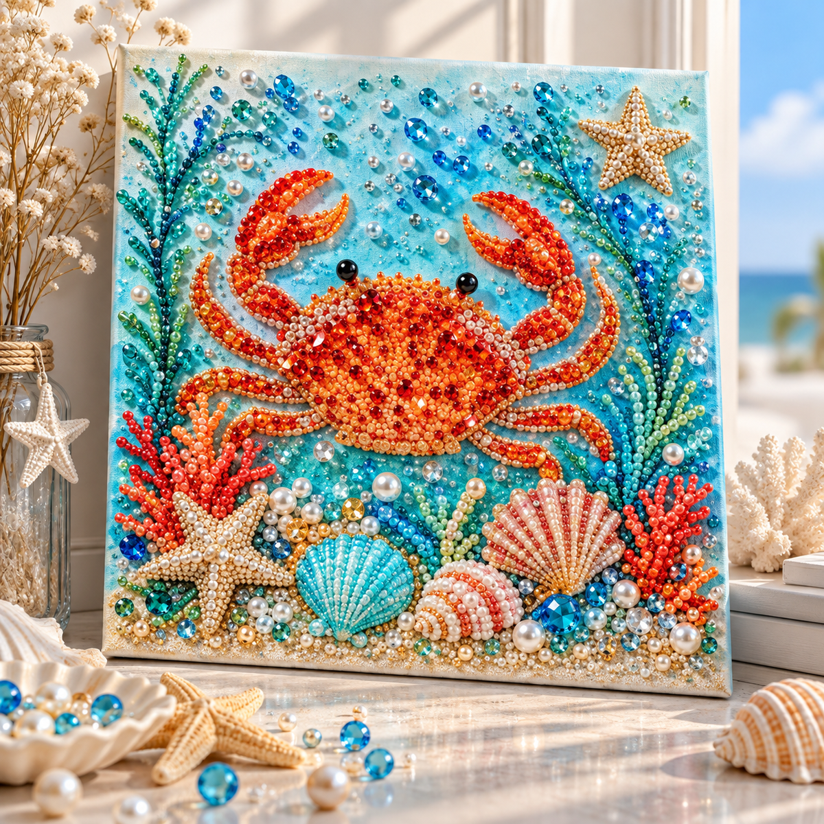 🦀 קסם מתחת למים | יצירת פנינים וקריסטלים