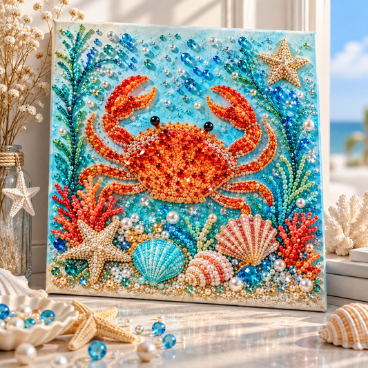 🦀 קסם מתחת למים | יצירת פנינים וקריסטלים