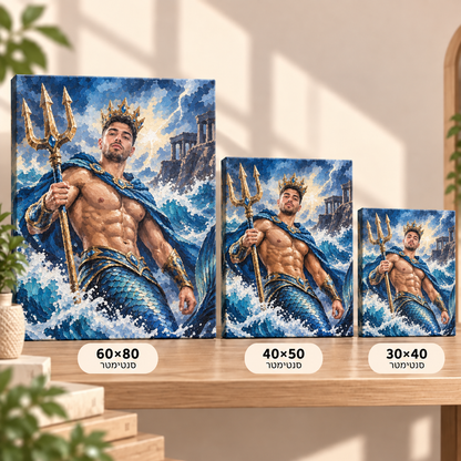 מלך הים 🌊 | צביעה לפי מספרים
