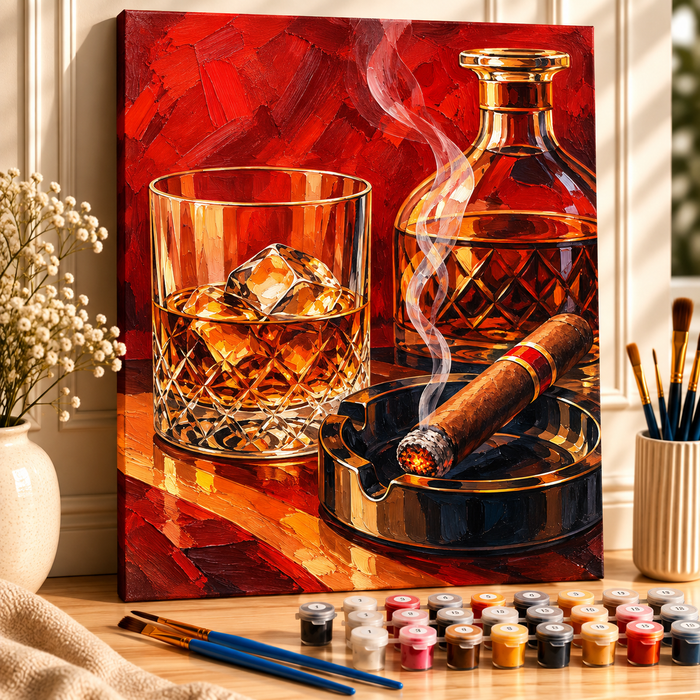 טעם של יוקרה 🥃 ✨ | צביעה לפי מספרים