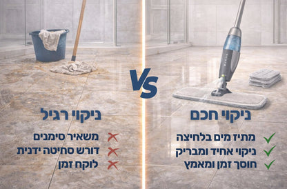 ✨ הכירו את SprayGo™ – מגב ספריי חכם לכל סוגי הרצפות מבית Lyria✨